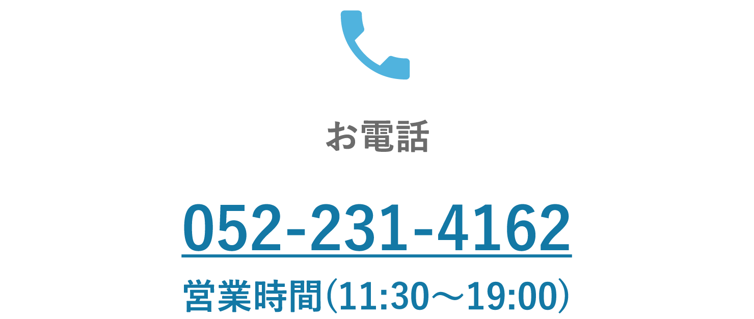 お電話(052-231-4162)
